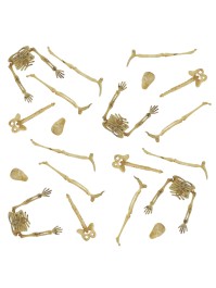 SET 20 MINI OS AUS SKELETT KUNSTSTOFF +/- 9CM