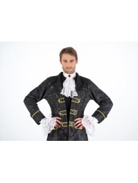 SET JABOT WEISS UND MANSCHETTEN Einheitsgröße
