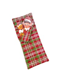 SAC DE COUCHAGE AVEC OREILLER POUR LUTIN FARCEUR 12.5CM X 1CM X 30CM