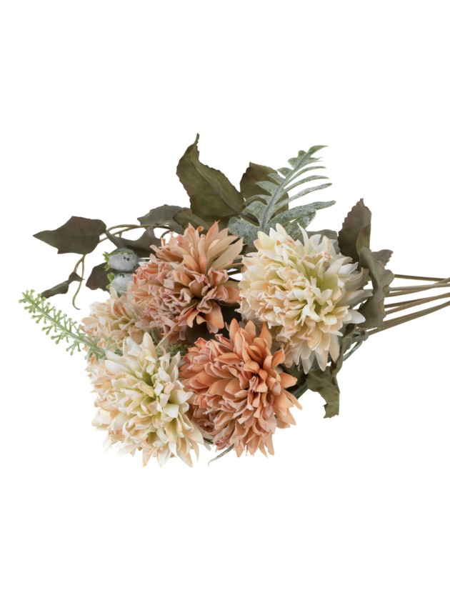 BLUMENSTRAUSS 5 SKABIOSEN TENGELRINE/BLANC 32CM