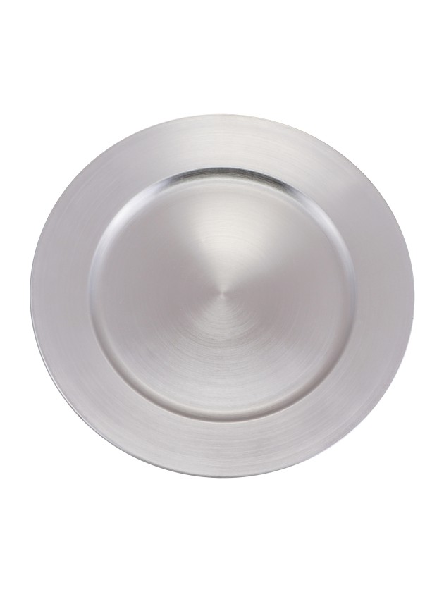 SILVER PP CHARGER PLATE DIA 33CM