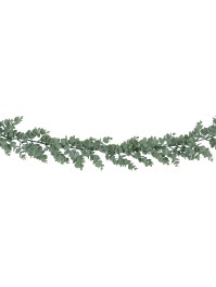 GUIRLANDE EUCALYPTUS BROSSEE BLANC 180CM