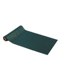 TISCHLÄUFER SAMT GRÜN GOLD 28CM X 3M