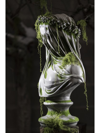 MAGNESIA GHOST LADY BUST 36CM X 24CM X 60CM