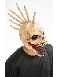 LATEX MASK PUNK SKULL HEAD 22CM X 45CM