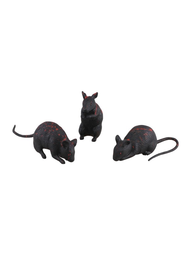 MAUS BLUTVERSCHMIERT - 3 SORT. 12CM X 3.5CM X 8CM