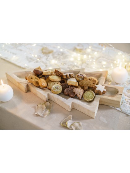 DELUXE VELVET ALMOND TABLECLOTH 210GSM 145CM X 240CM