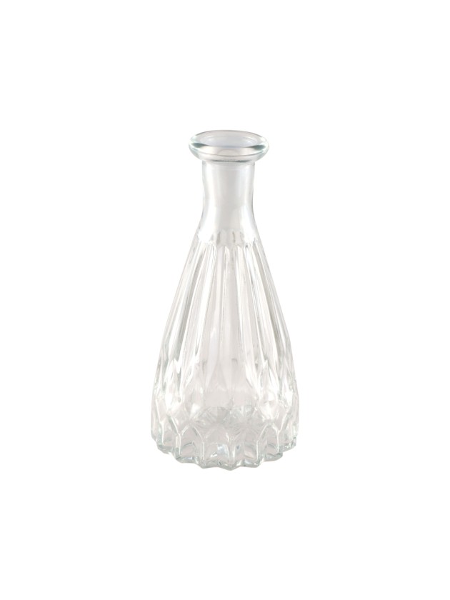 VASE ALEXANDRINE VERRE TRANSPARENT DIA 6.8CM X 14.5CM