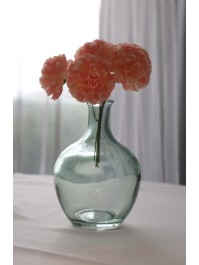 MINI VASE JEANNETTE VERRE VERT SAUGE DIA 7.5CM X 11CM