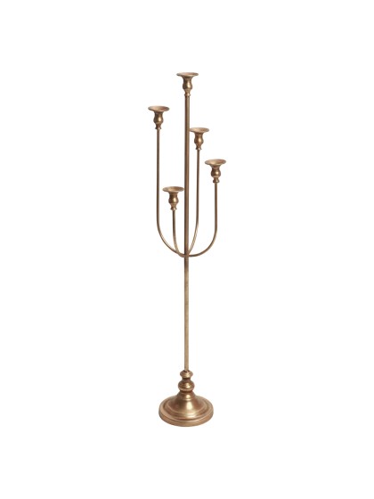 CHANDELIER ASYMETRIQUE MAJESTIC 5 BRANCHES DIA 20CM X 110CM