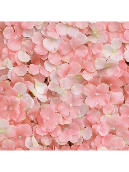 BLUMENPANEEL BLUMEN HORTENSIE ROSA 60CM X 40CM X 5CM