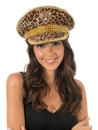 LEOPARD PARTY HAT ONE SIZE