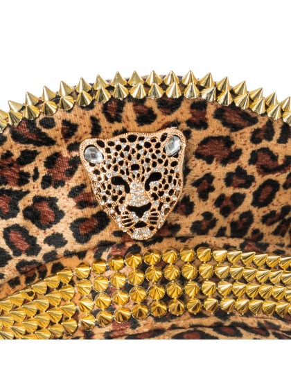 LEOPARD PARTY HAT ONE SIZE