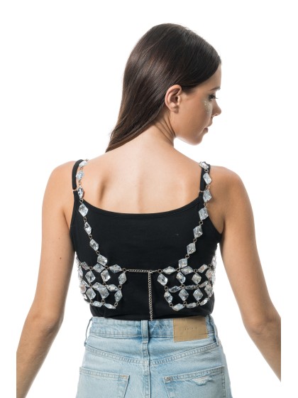 CLEAR DIAMONDS FESTIVAL TOP ONE SIZE