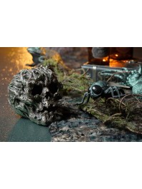 POLYRESIN FOREST SKULL 14CM X 10CM X 11.5CM