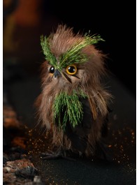 SMALL SIZE FOREST OWL 9CM X 8CM X 15CM