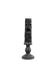 POLYRESIN CANDLE WITH LED LIGHT DIA 9.2CM X 31.5CM
