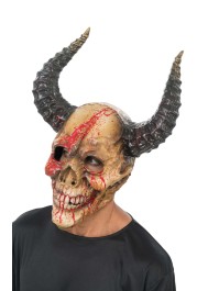 MASQUE MOUSSE SQUELETTE DEMON ENSANGLANTE 37CM X 26CM X 53CM