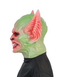MASKE SCHAUM HORROR GREEN GOBLEINEN 32CM X 30CM X 40CM