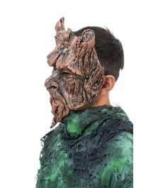 MASKE SCHAUM ZAUBERER AUS WALD 27CM X 12CM X 31CM
