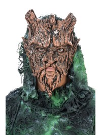 MASQUE MOUSSE SORCIER DE FORET 27CM X 12CM X 31CM