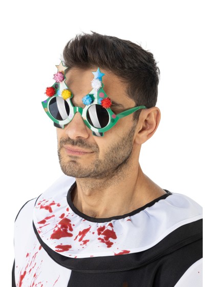 CHRISTMAS TREE GLASSES - TERRIFIER® 15CM X 14CM X 12CM