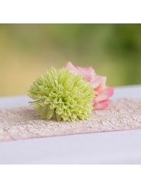 4 WATERLILY GREEN DAHLIAS DIA 8.5CM X 5CM