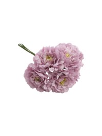 MINI BLUMENSTRAUSS KAMELIE LILA 11CM X 8CM X 13CM