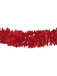RED FLOWERS GARLAND DIA 9CM X 220CM