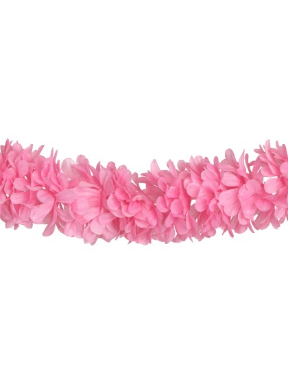 GIRLANDE BLUMEN ROSA DIA 9CM X 220CM
