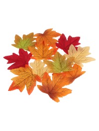 SET 50 BLÄTTER ERABLE STOFF FARBEN ASSORTIES 10CM X 9.5CM X 0.1CM