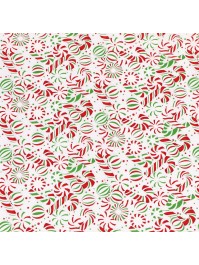 PEPPERMINT TWIST LUXERIA TABLE RUNNER 29CM X 3M