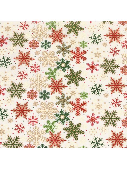 TISCHLÄUFER LUXERIA WINTER FLAKES 29CM X 3M