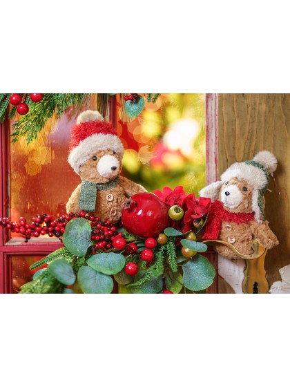 MINI OURS BARNABEY SUSPENDRE - 2 ASS 12.5CM X 7.5CM X 17CM