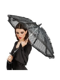 OMBRELLE DENTELLE NOIR DIA 90CM X 75CM