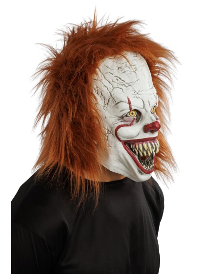 MASKE LATEX SCARY CLOWN 21CM X 23CM X 30CM