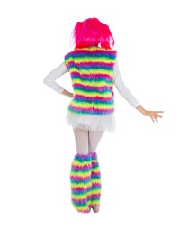 VEST PLUSH RAINBOW 