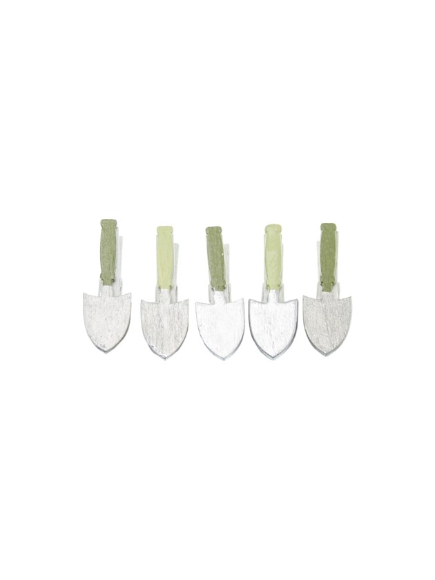 SET 6 MINI PELLES JARDIN 5CM