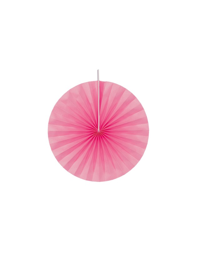 SET OF 4 DARK PINK FANS DIA 20CM