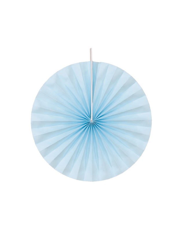 SET 4 EVENTAILS BLEU PASTEL DIA 40CM