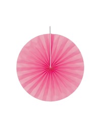 SET 4 EVENTAILS ROSE VIF DIA 40CM