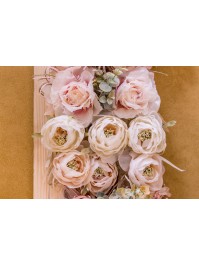PINK CAMELLIA 34CM DIA 10CM X 34CM