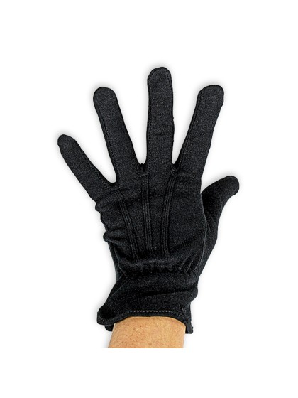 HANDSCHUHE IN BAUMWOLLE SCHWARZ MANN Einheitsgröße