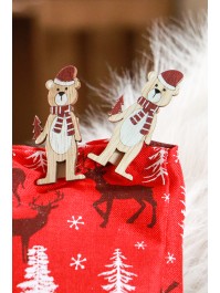 BAG OF 12 BEARS CONFETTI 12CM X 2.5CM X 15CM