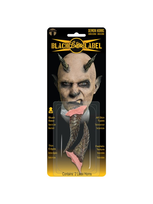 LATEX DEMON HORNS 