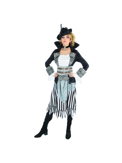 BLACK PIRATE GIRL 4 PIECES M