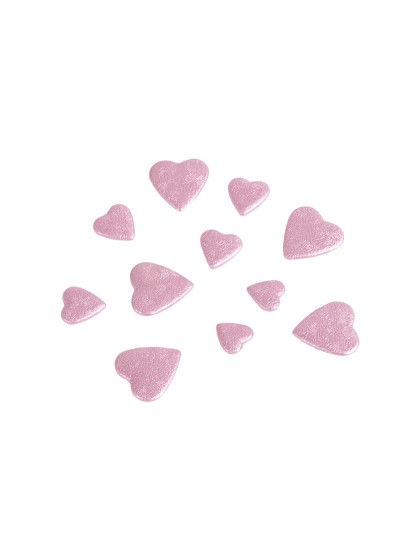 SACHET 50 G COEURS 3D A DISP PARME 2CM/1.5CM