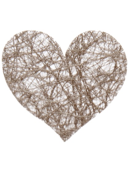 SACHET 100 COEURS ROMANCE A DISPERSER CHOCOLAT 4CM