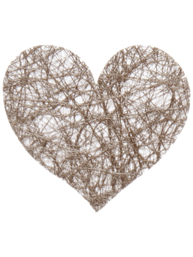 SACHET 100 COEURS ROMANCE A DISPERSER CHOCOLAT 4CM