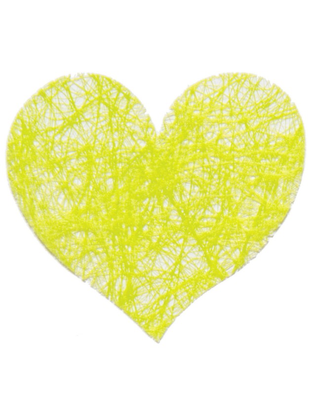 BEUTEL 100 HERZEN ROMANCE ZUM VERSTRAUEN GRÜN LIME 4CM